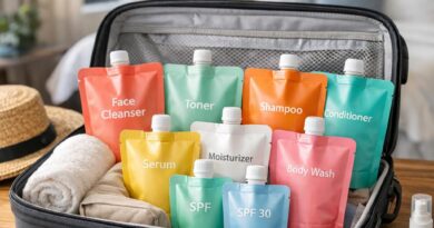 Unterwegs perfekt organisiert: So bleibt deine Kosmetik frisch und griffbereit Unterwegs perfekt organisiert: So bleibt deine Kosmetik frisch und griffbereit